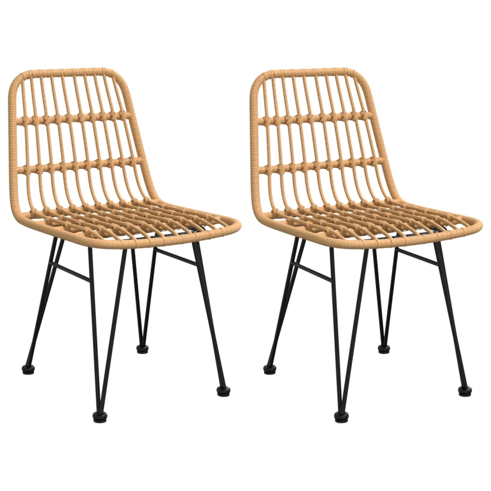 OWSOO Patio Chairs 2 pcs 18.9