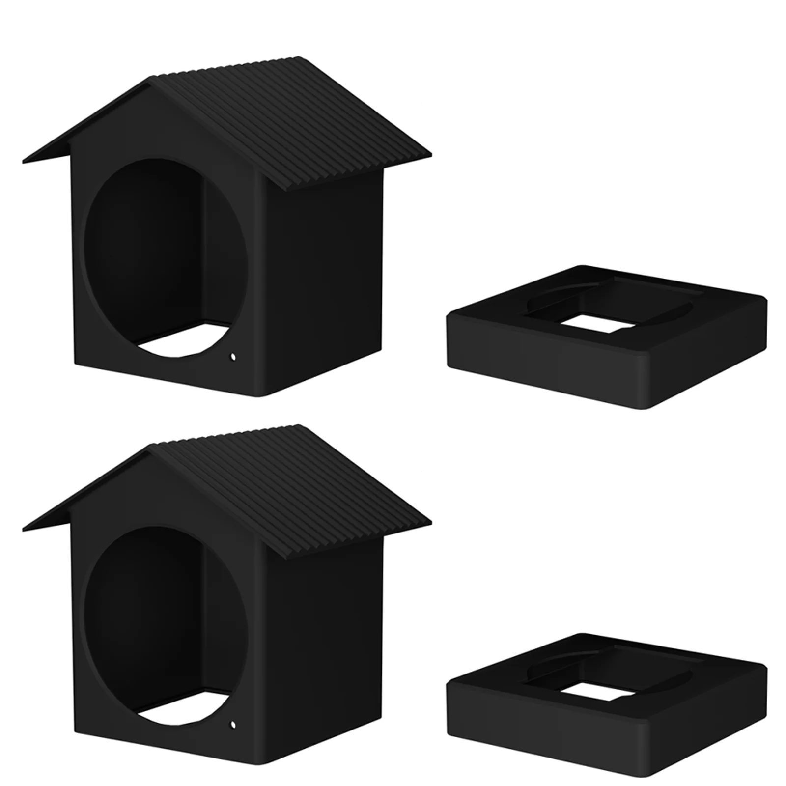 Ametoys Protective Silicone Cover Compatible with Wyze Cam Outdoor Silicone Skins Roof Shape Weather Resistant Full Protection