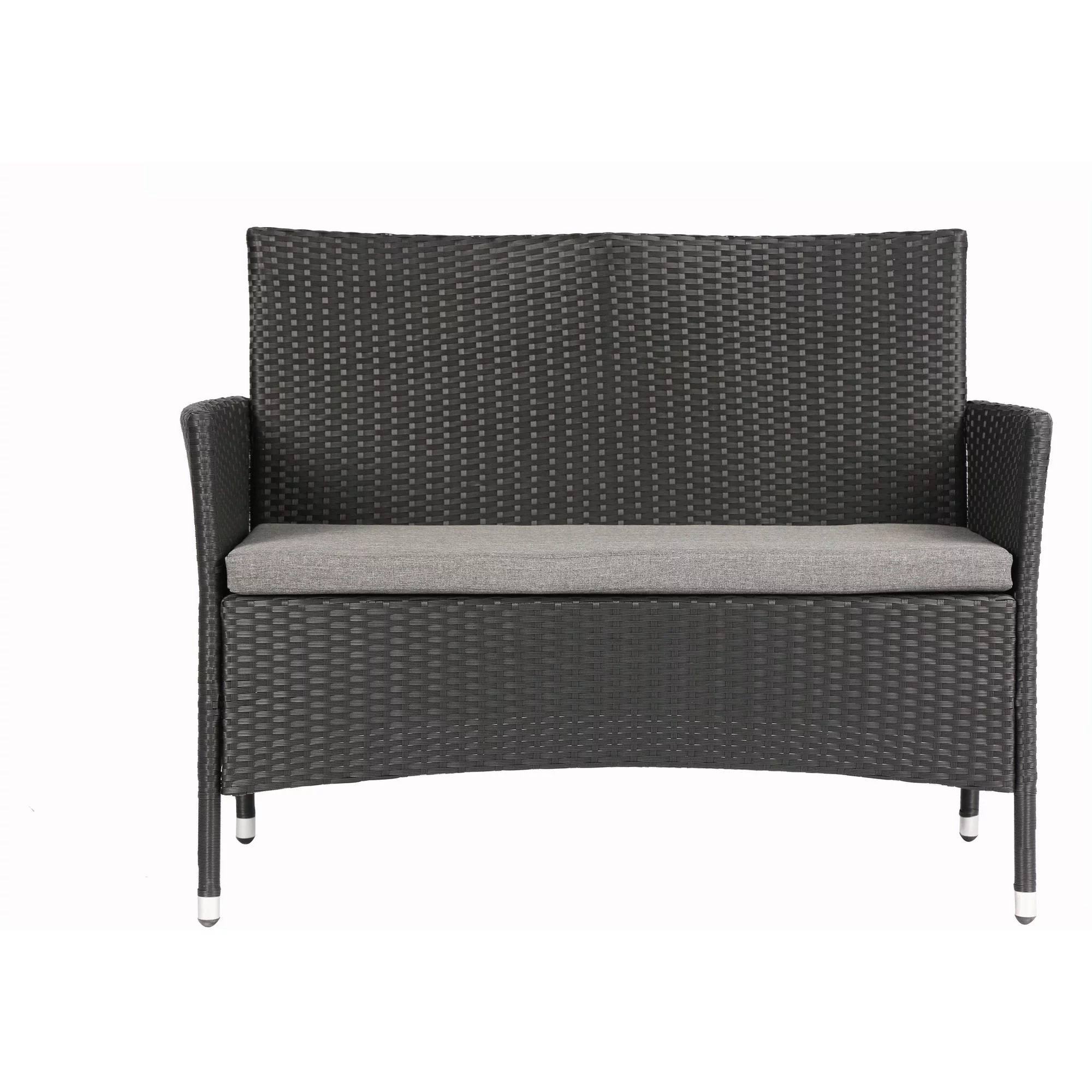 Baner Garden Wicker 4 Piece Patio Conversation Set