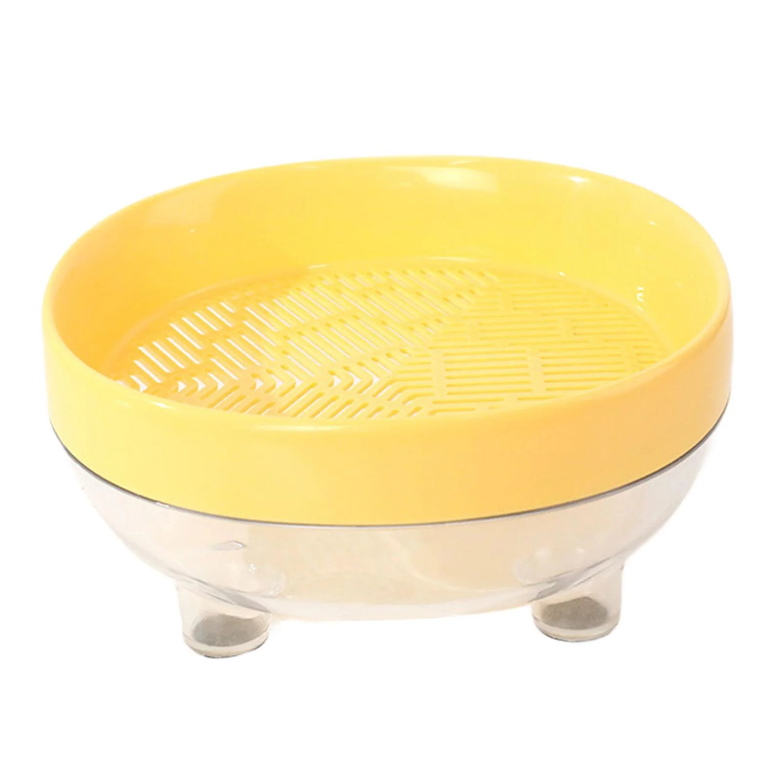 Miulika Cat Grass Case Seed Tray Nursery Tray Seed Germination with Drain Holes Soilless Culture Cat Grass Case for Greenhouse Yellow