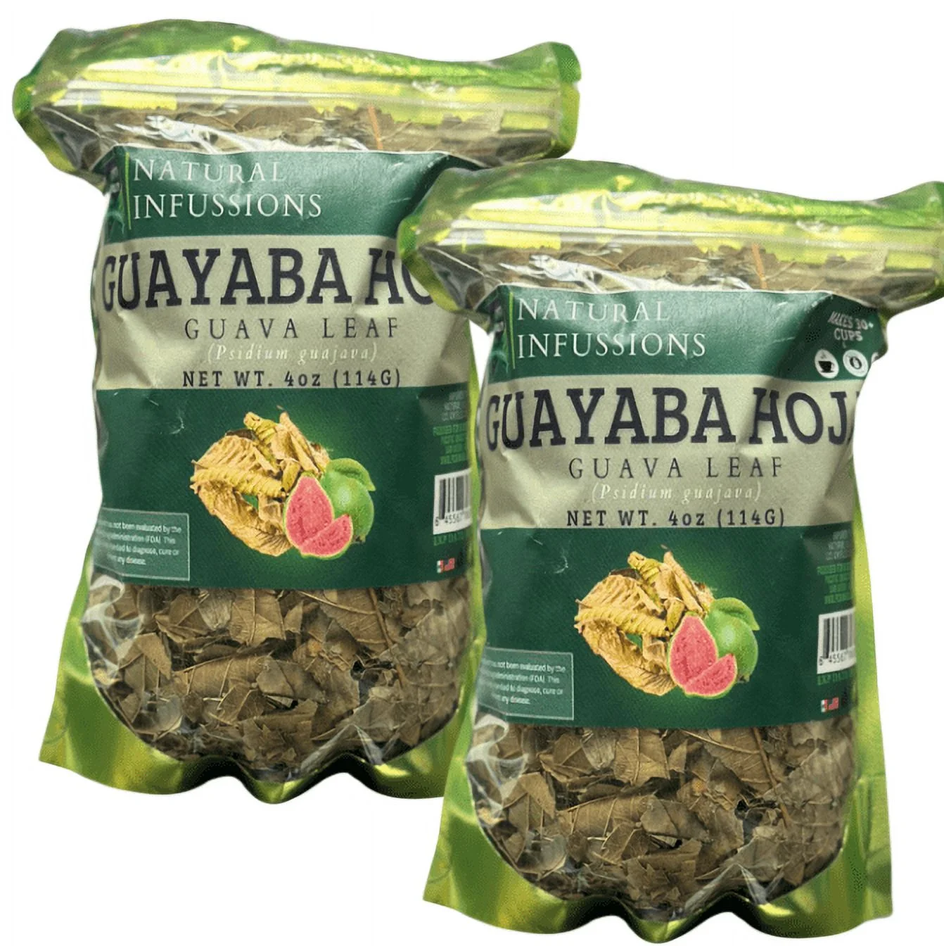 Whole Guava Leaf Herbal Tea (Te Hojas De Guayaba) | Crafted By Nature100% All Natural Fresh Tea Tea | Non-GMO | Gluten-free. | 2 PACK