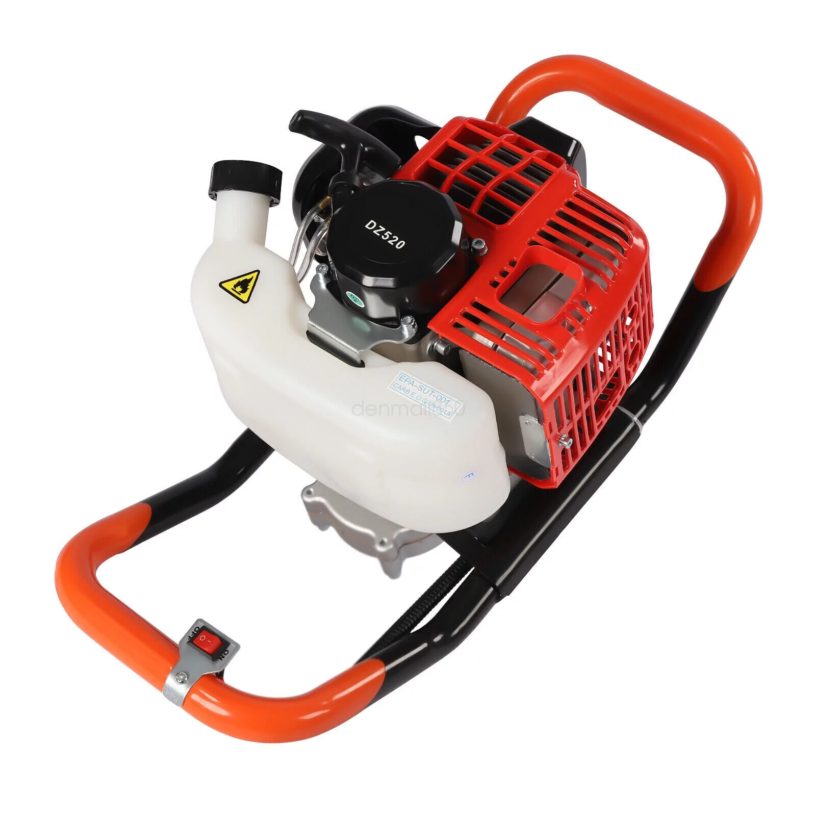 SHZICMY 2-Stroke Gas 52CC Powered Earth Auger Post Fence Hole Digger Powerhead Engine!