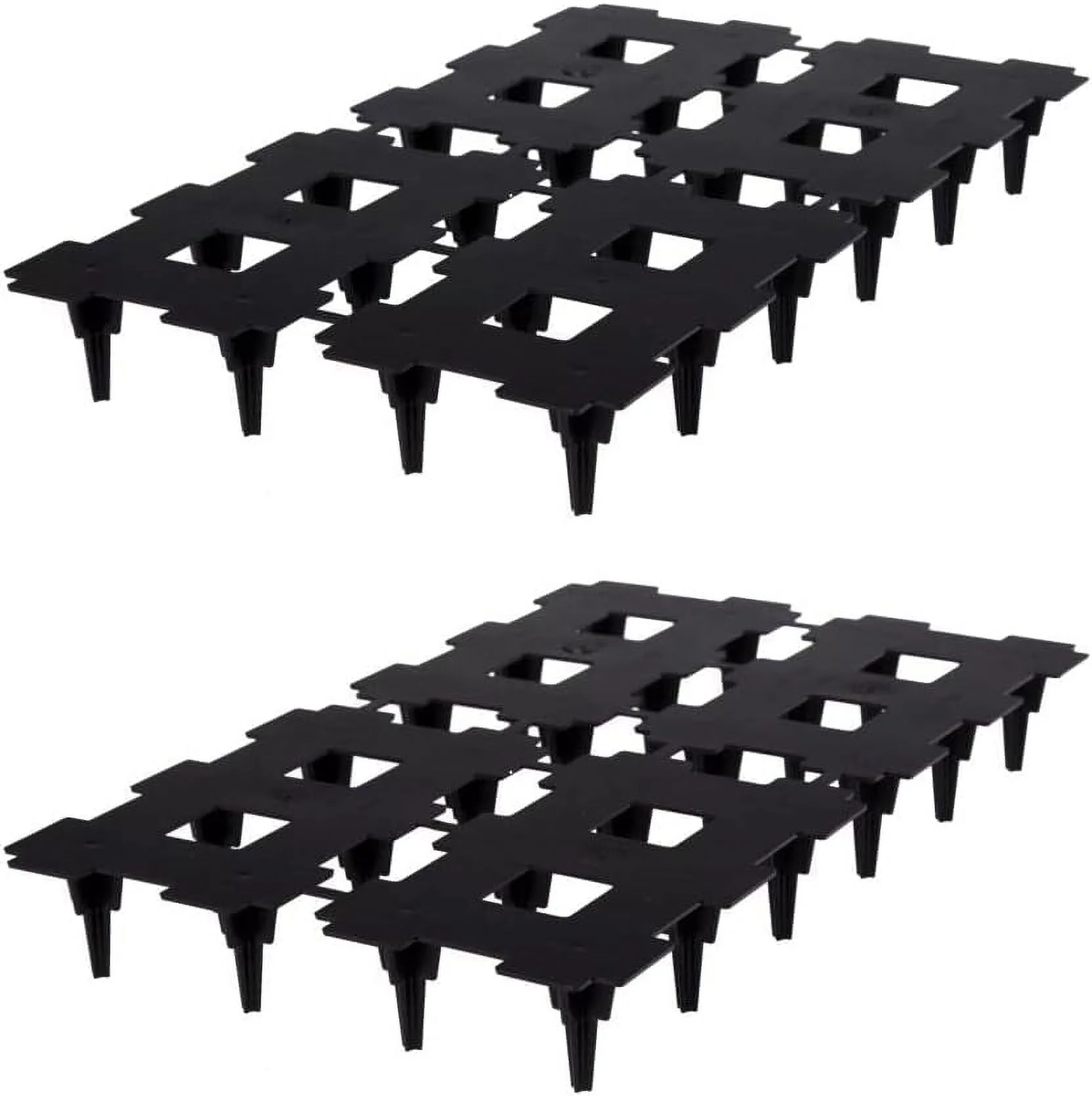 Growease 24-Cell Replacement Platforms | Self Watering Seed Starting Tray Support Platform Holder | Made From E Plant Safe Recycled Plastic - Set Of 2