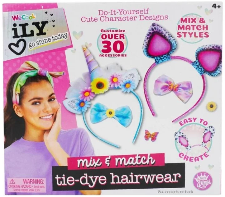 ILY Compound Kings DIY Tie-Dye Cutie Hairwear Beauty Playset