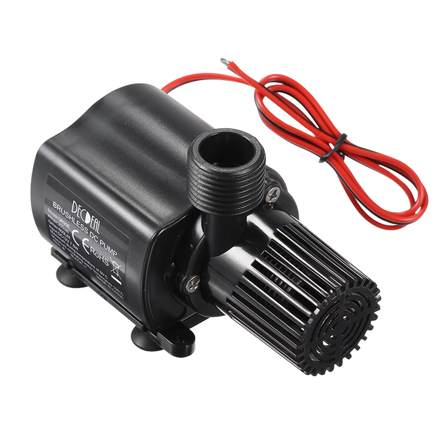 Walmeck Submersible Pump,Pond 600l/h 7.5w Pump Pond 600l/h Dc12vWater Submersible Pump Pond Waterproof Submersible Pump 7.5w Lift 9.84ft Pump Dc12vWater Pump 600l/h 7.5w Lift Adben Qahm