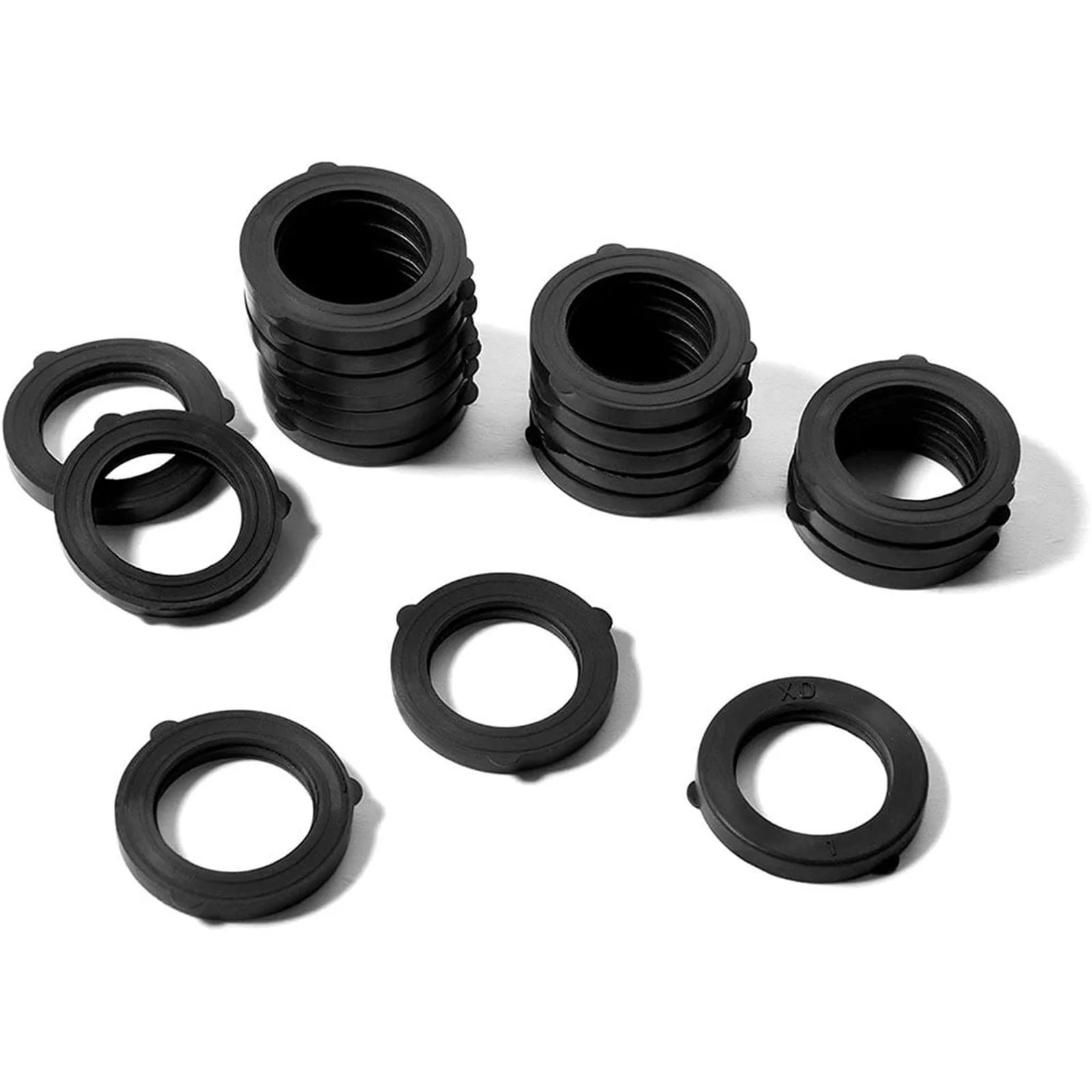 Rubber Gasket 6 Minutes Gasket 20Pcs Garden Rubber Nipple Seal Ring Joint Rubber Ring Seal Ring Bead Drill Bit Set