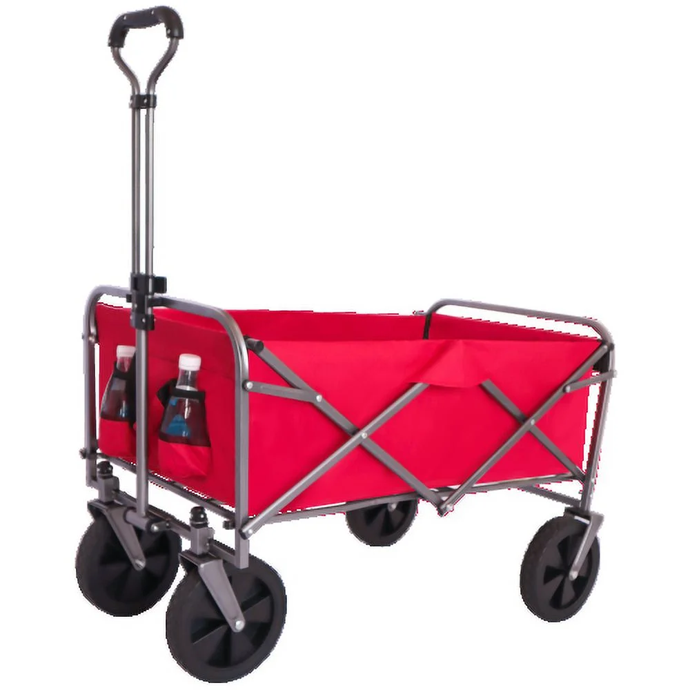 Outdoor Garden Multipurpose Micro Collapsible Beach Trolley Cart Camping Folding Wagon