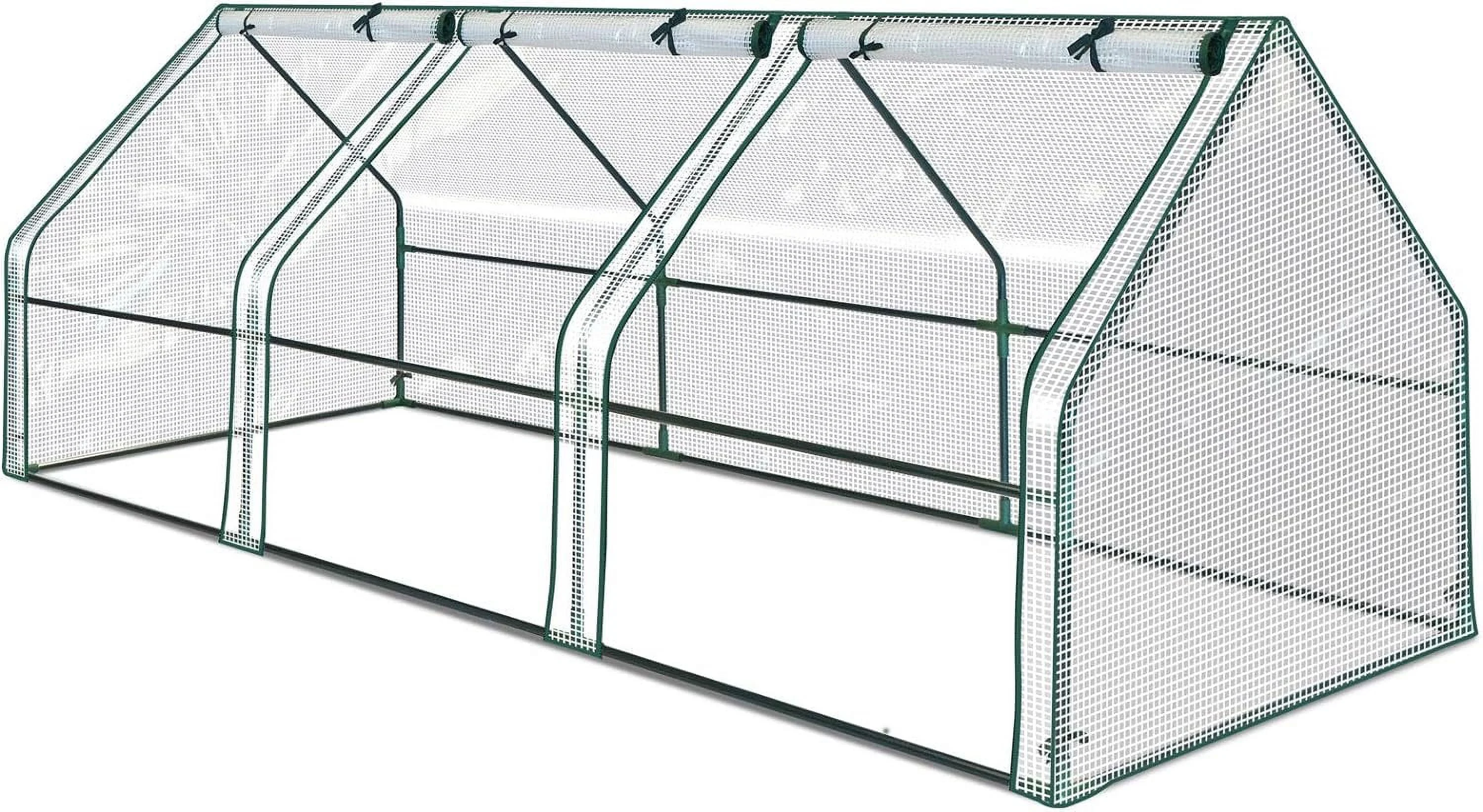 Garden Flower Greenhouse Portable Mini Greenhouse House Yard For Plants/Vegetables (3'X7.9'X3')