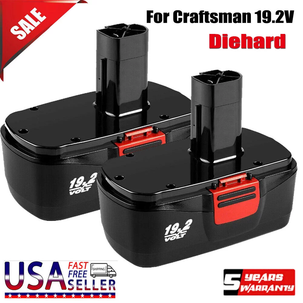 2X 19.2Volt for Craftsman C3 DieHard Battery 130279005 11375 11376 130279003 US