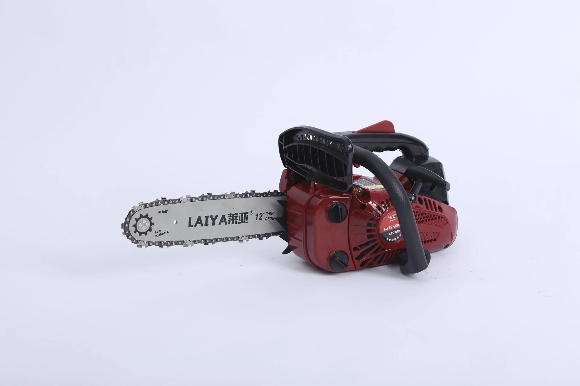 32cc Gas Top Handle Chainsaw with 12'' Bar Chain 2-Stroke Engine Cut Tree Wood, Garden Tool for Cutting Wood Trees