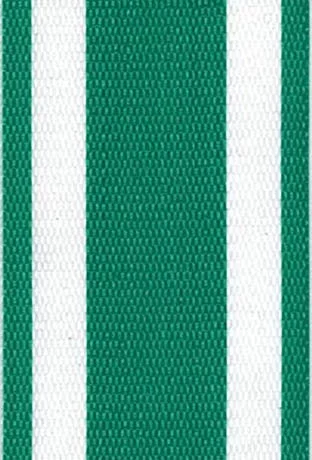 Lawn chair USA Green and White Webbing Crafted from UV Resistant Polypropylene Durable Straps