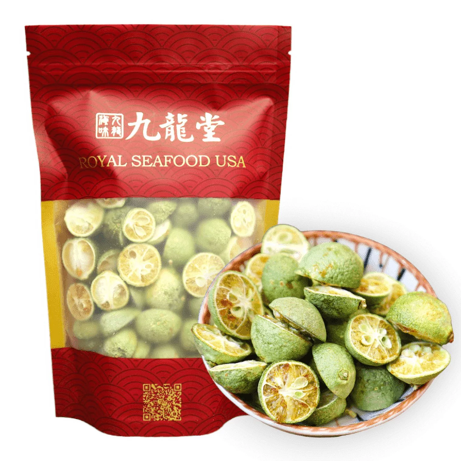 Premium Sun-dried green kumquat Green Orange tea 2oz Royal Seafood USA