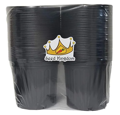 Seed Kingdom 50 New Plastic Nursery 2 Gallon Trade Pot ~ Actual Volume: 1.593 Gallons