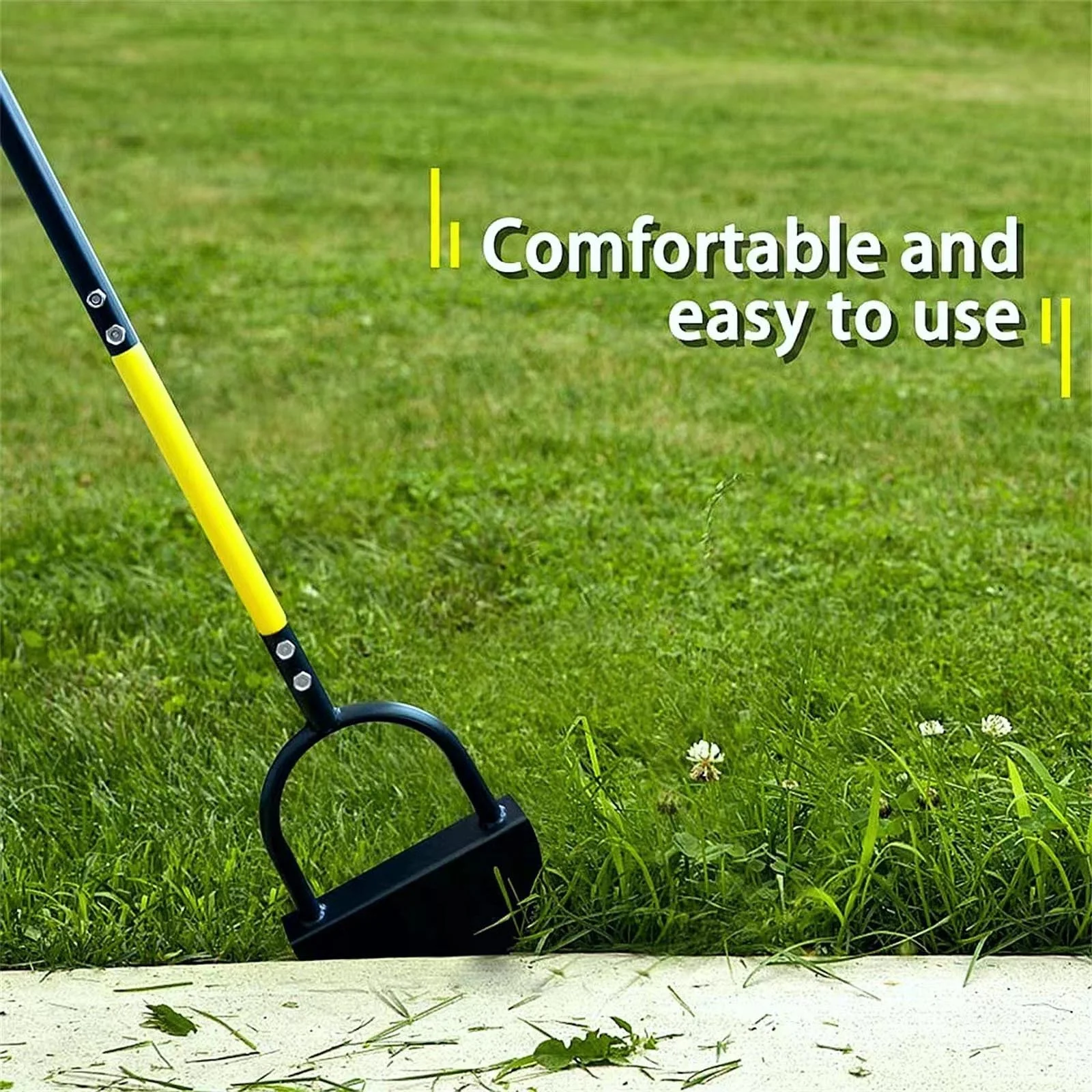 Powe Reel Mower Gardening Tools Hand Edging Shovel Half Moon Grassland Edger Serrated Grassland Edging Tool Birthday Gifts For Men