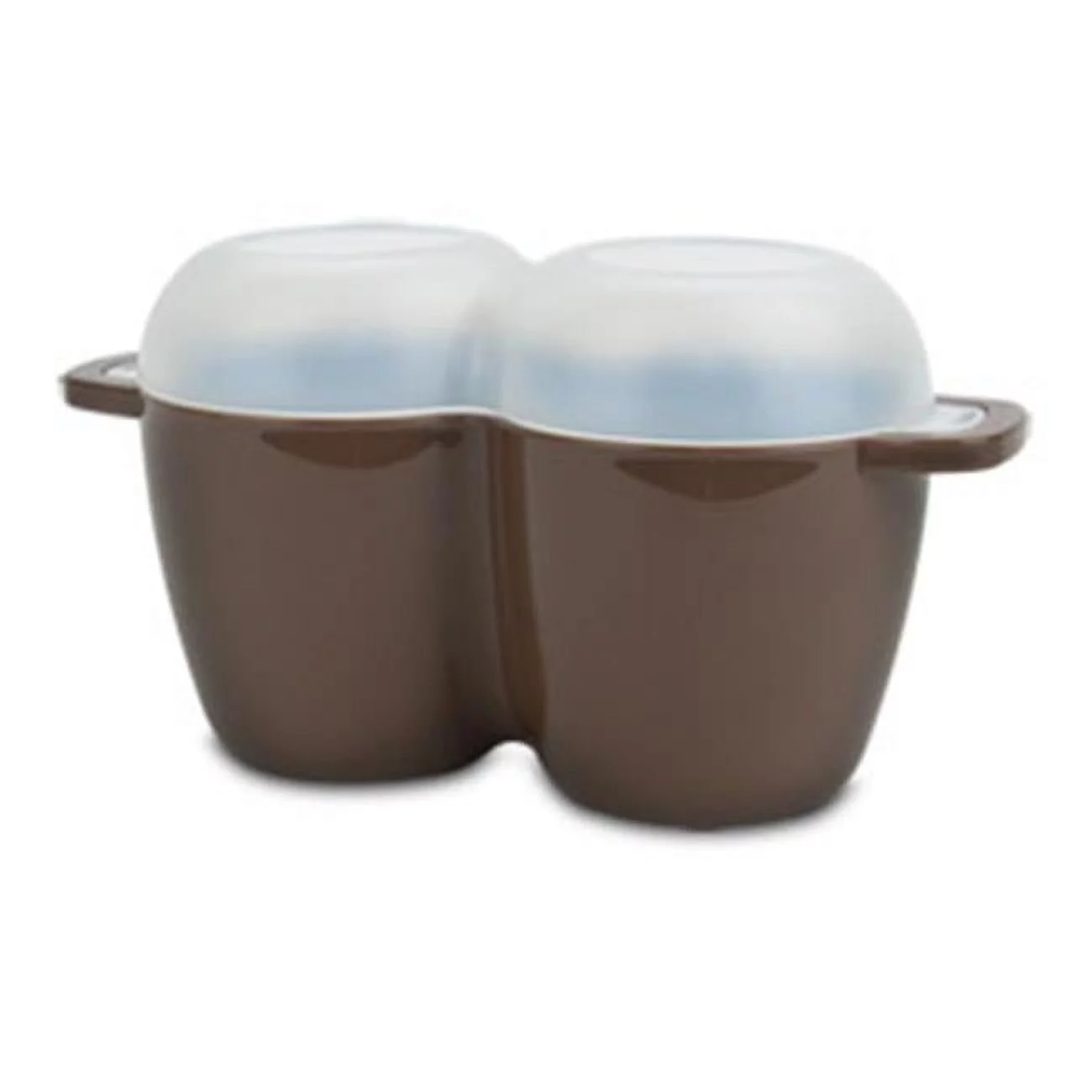 Progressive PS-75 Prep Solutions by Microwave Poach Perfect Two Egg Poacher, Brown