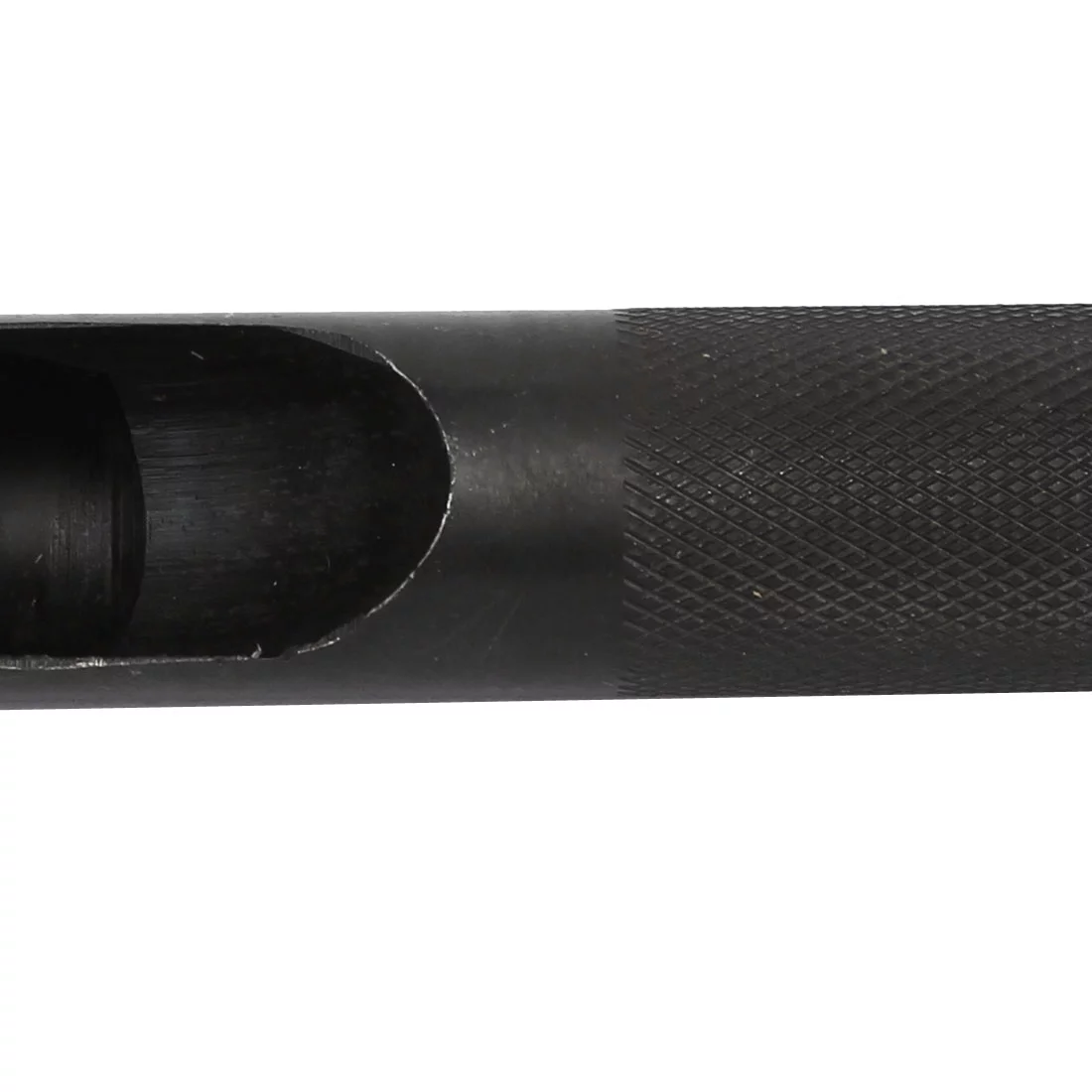 Leather Gasket Strap Belt Hollow Hole Punch Hand Tool Black 19mm Dia