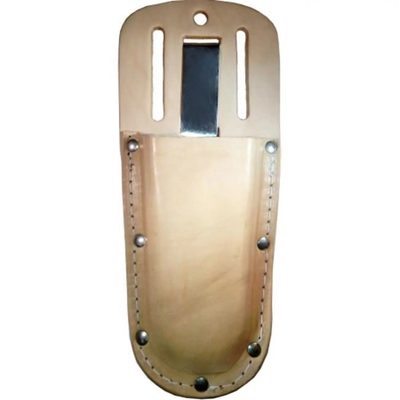 Leather Pruner Sheath with Belt Loop & Metal Clip