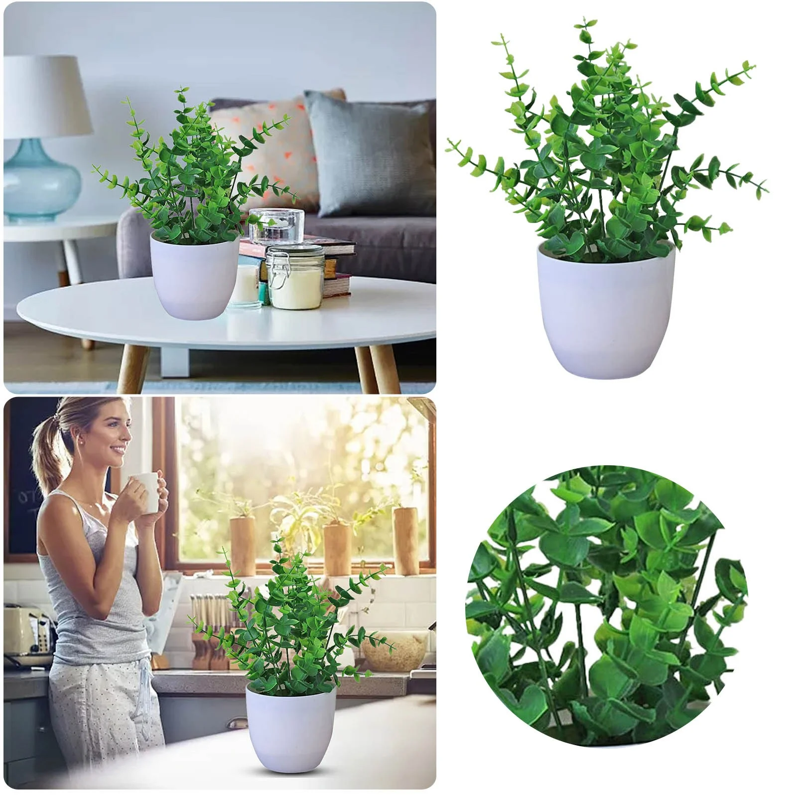 NLLSHGJ Artificial Flowers Small Pot Bonsai Home Living Room Desktop Decoration Small Ornaments