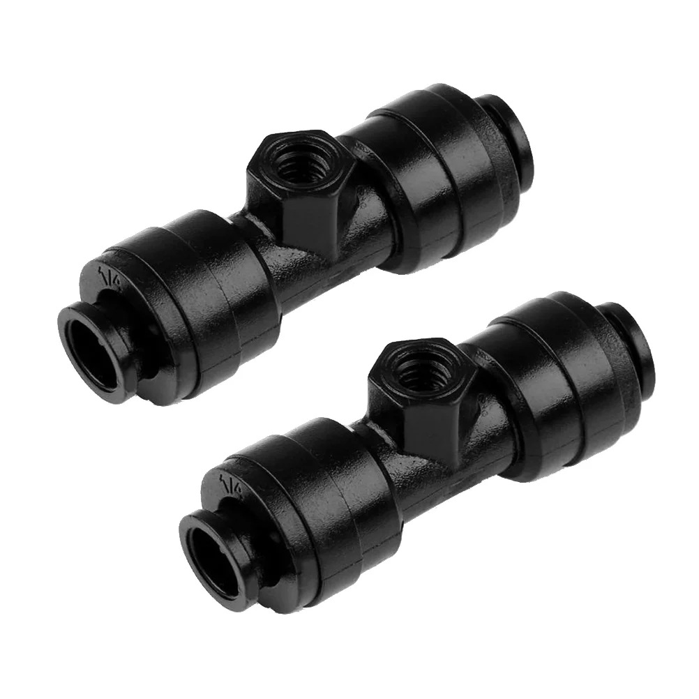 Guichaokj 10 Pcs Low Pressure Spray Nozzle Tee Joint Spray Cooling Atomization Effect Irrigation Integrated Drippers Sprinklers Emitter Drip System