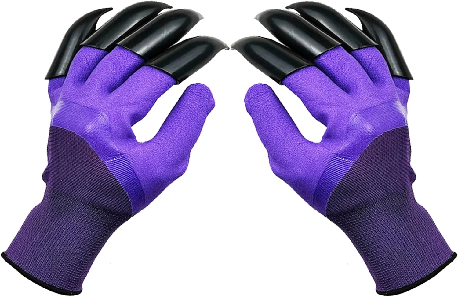 Garden Gloves with Claws Claw Gardening Gloves for Men and Women Waterproof for Digging,Planting, Weeding, Seeding,Purple