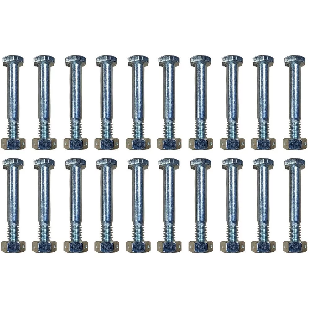 RAParts (20) Pack Snow Blower Shear Pins & Nuts Fits Ariens Models ST520, ST524, ST624