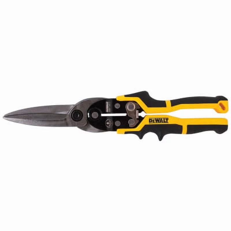 The DeWalt Straight Long Cut Aviation Snip was designed with a reduced, Each