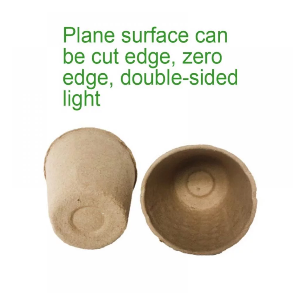 3'' Peat Pots,50 Pack Round Biodegradable Plant Starter Pots Seedling Trays