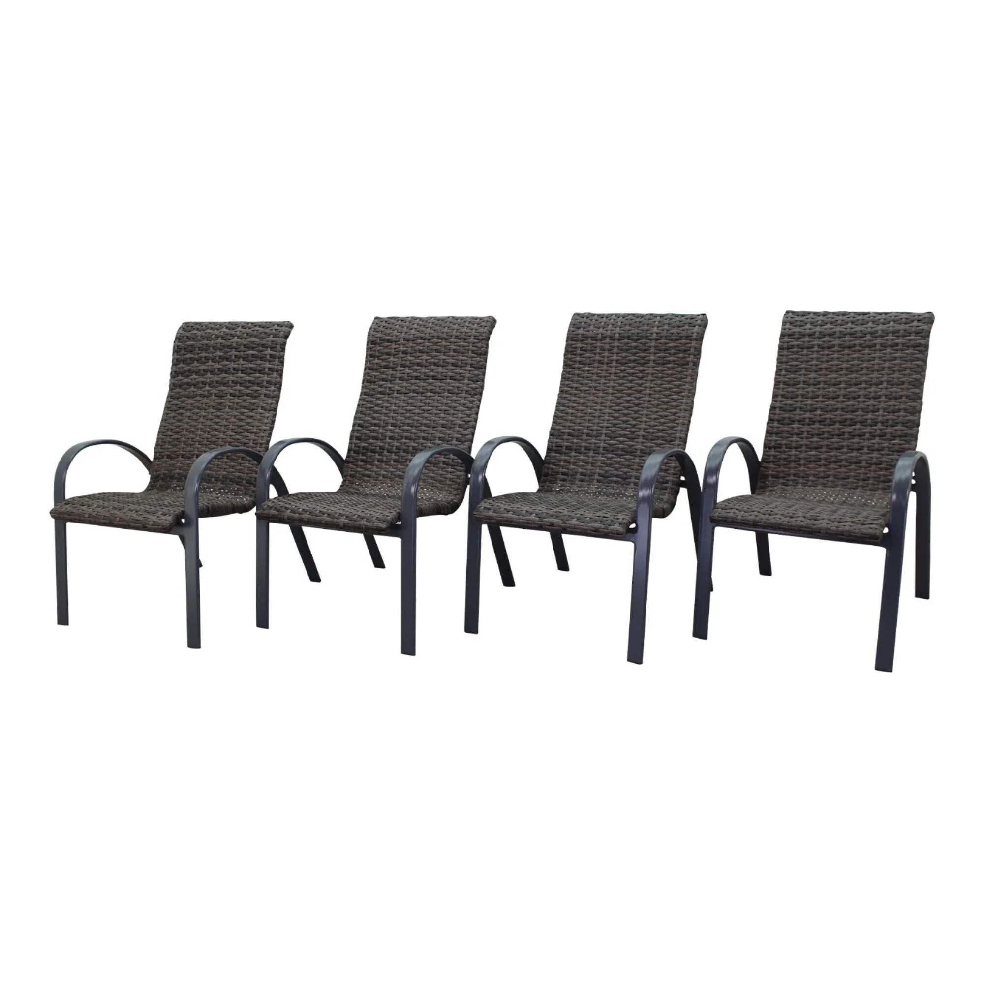 Courtyard Casual  Santa Fe 4 Wicker Chairs