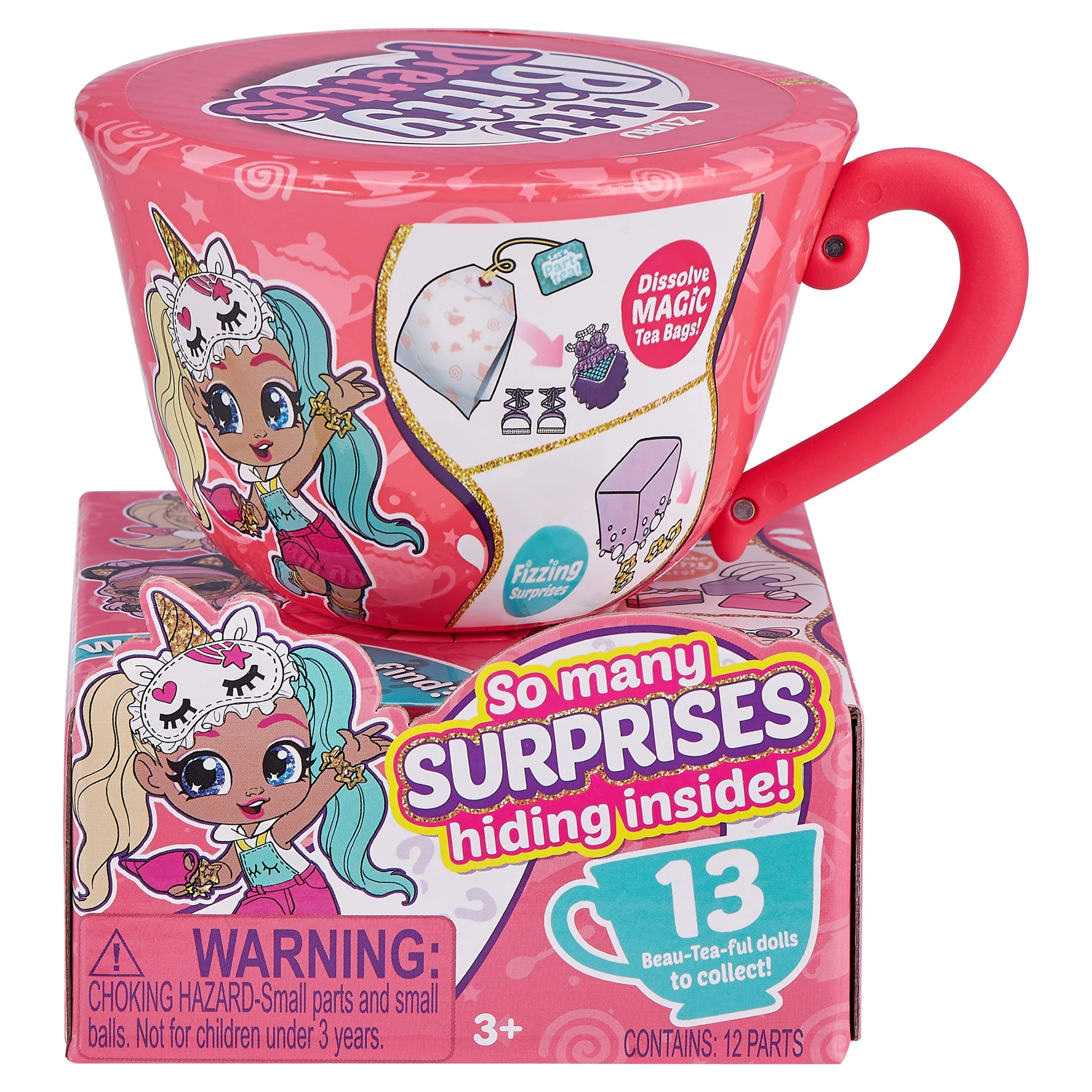 Zuru Rainbocorns Series 2 Sequin Surprise Pink Panda Plush Ages 3 - 99