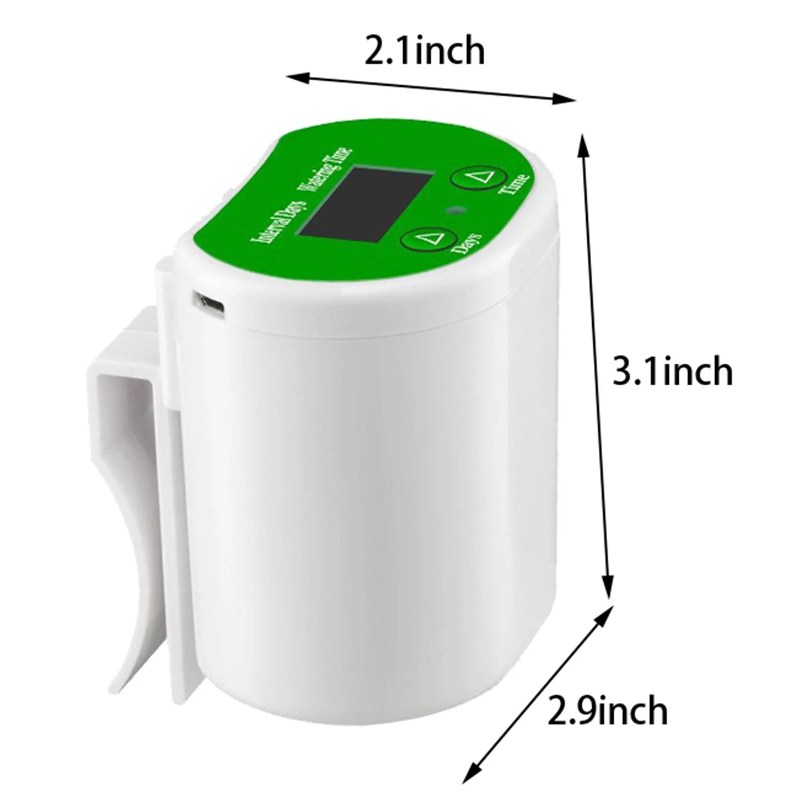 Plant Automatic Watering System Device Garden Sprinkler Adjustable USB Rechargeable Gardening Irrigation System for Lawn Yard , C