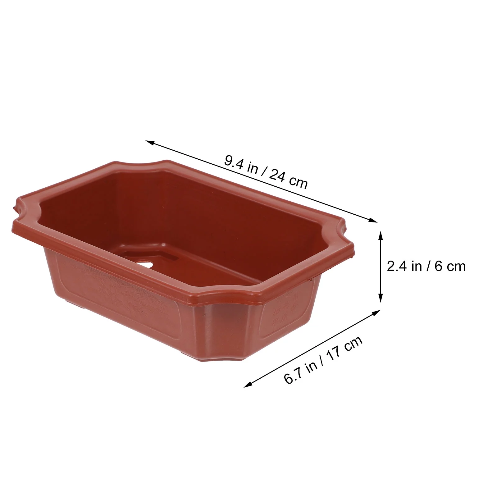 Guichaokj 5pcs Plastic Plant Small Flower Pot Plants Landscape Pots Garden Planter