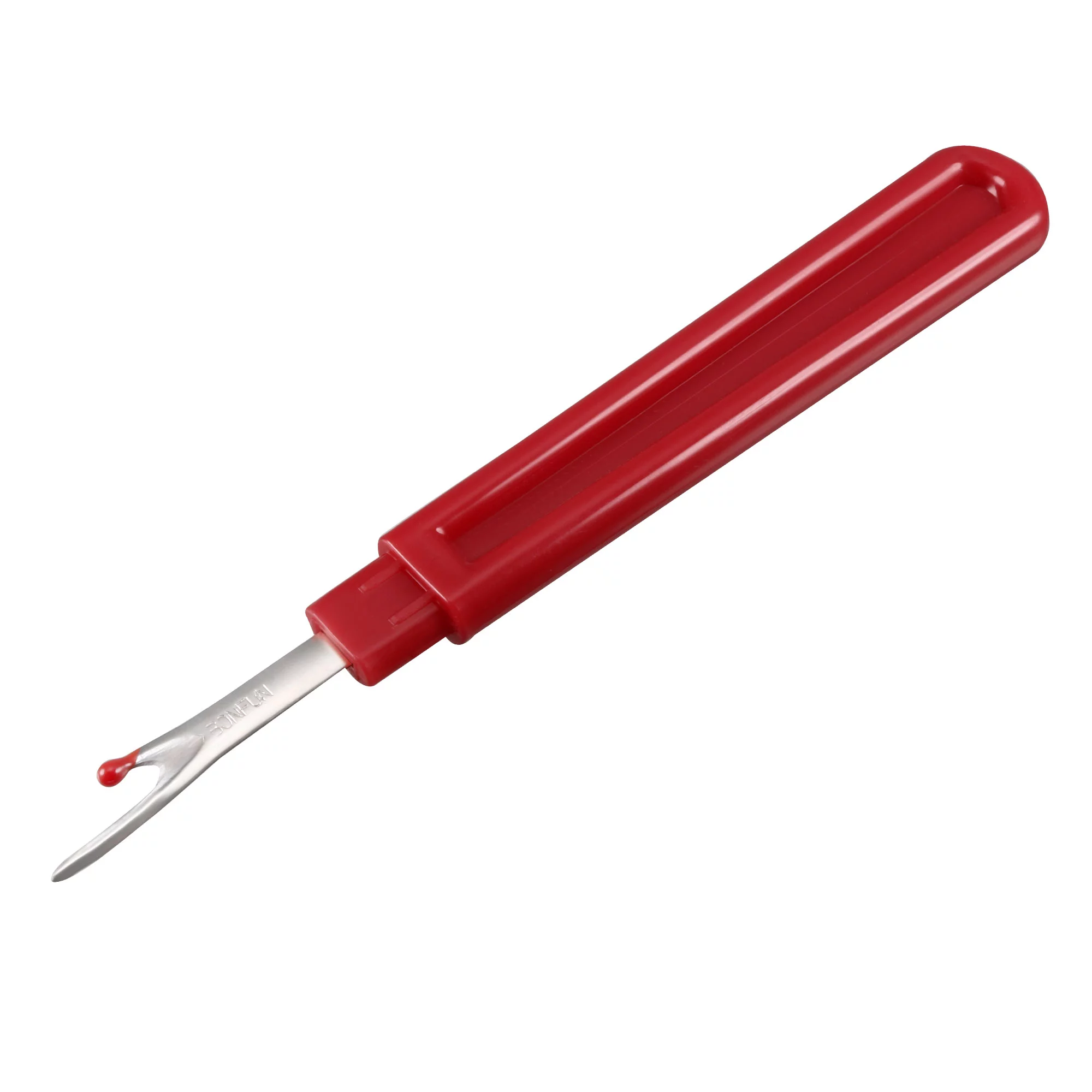 Uxcell 0.2cm Handle Sewing Stitch Thread Seam Ripper Cutter Tool Plastic Red