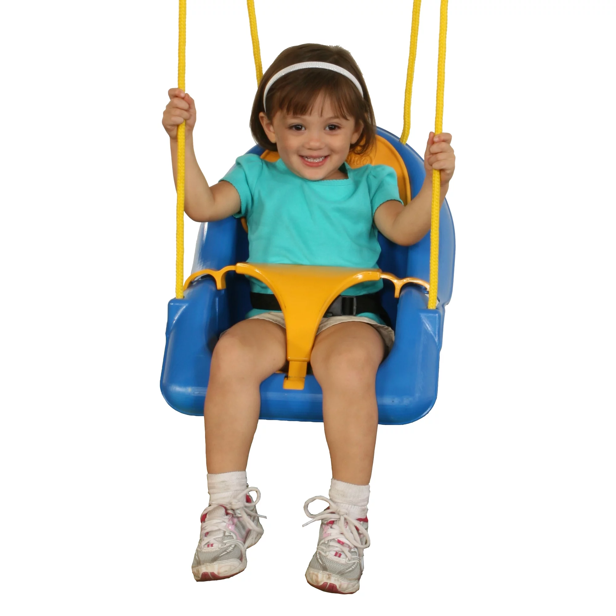 Swing N Slide Comfy-N-Secure Toddler Blue & Yellow Swing NE 1539
