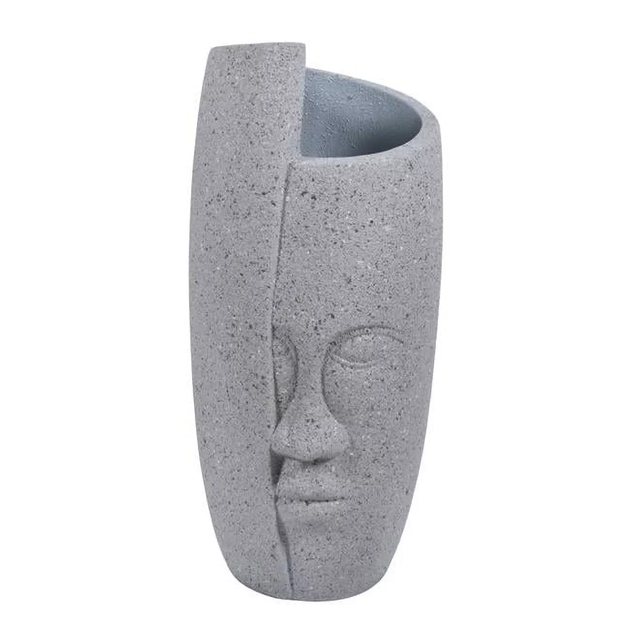 AFD Home 12019502 28.5 in. Bourgois Tall Face Planter, Grey