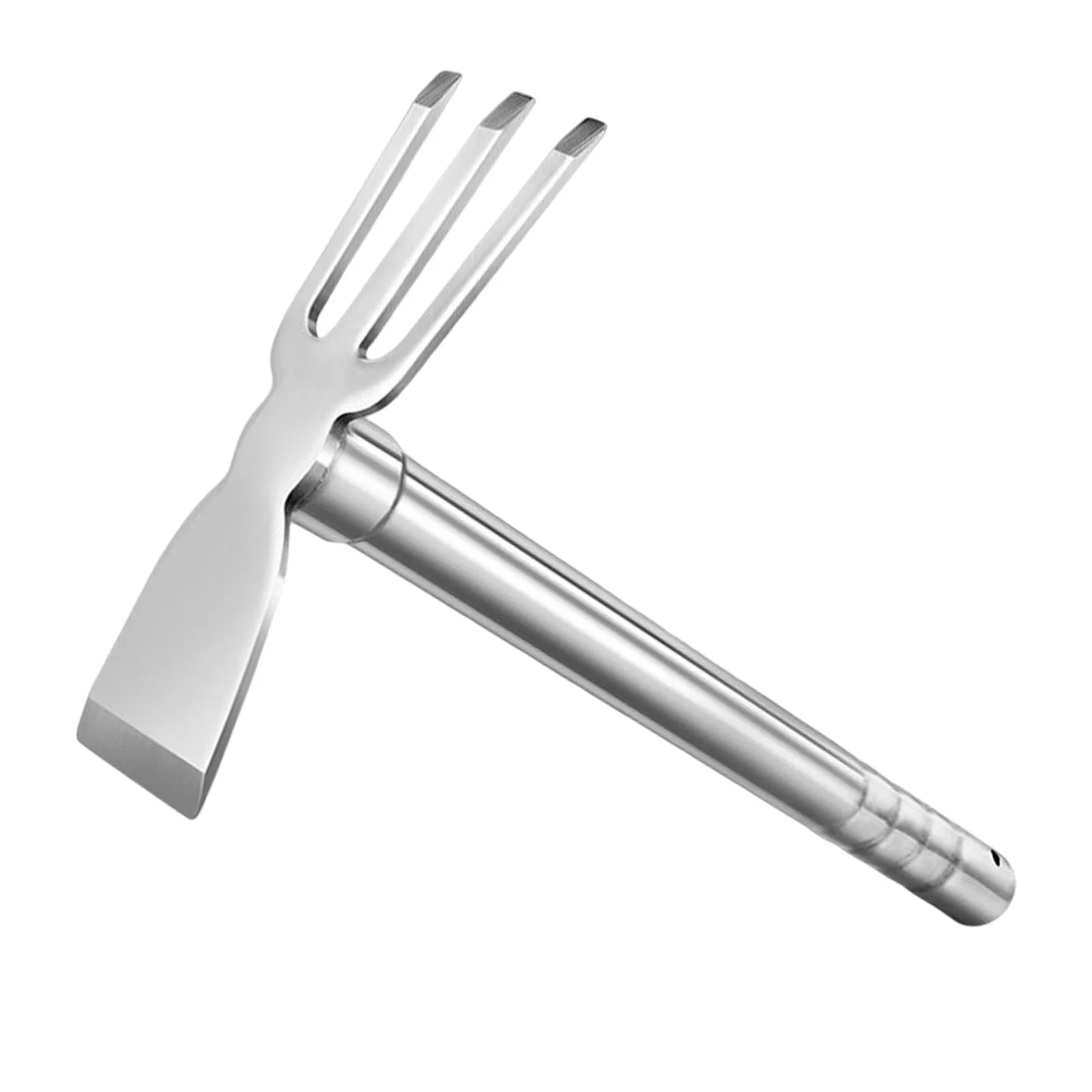 Gardening Hoe Stainless Steel Durable Gadget Wear Resistant Multipurpose Sharp Hand Tool Mini for Camping Planting Backyard Lawn Landscaping D