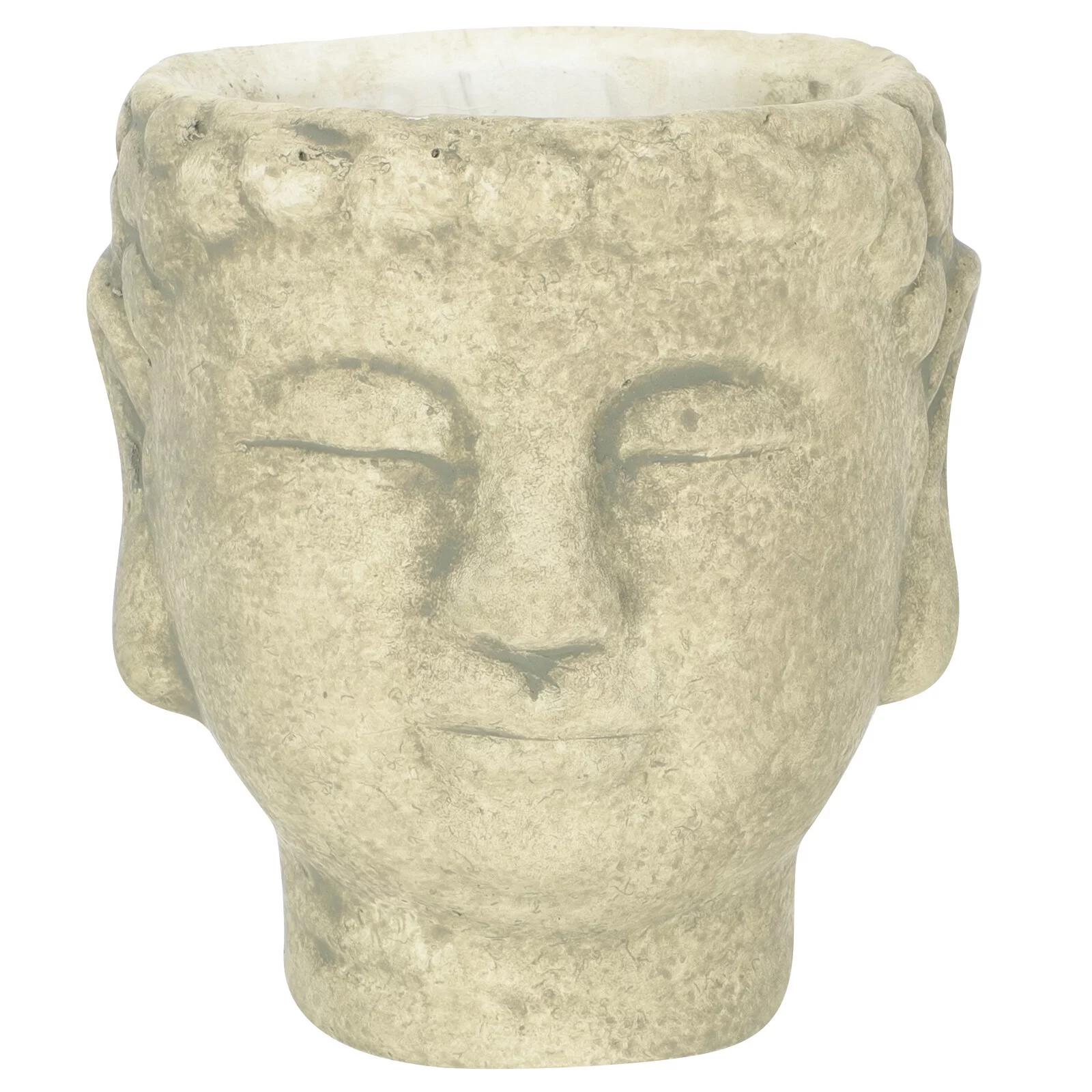 Gongxipen Buddha Head Shape Flower Pot Flower Planter Succulent Flower Planter Desktop Ornament