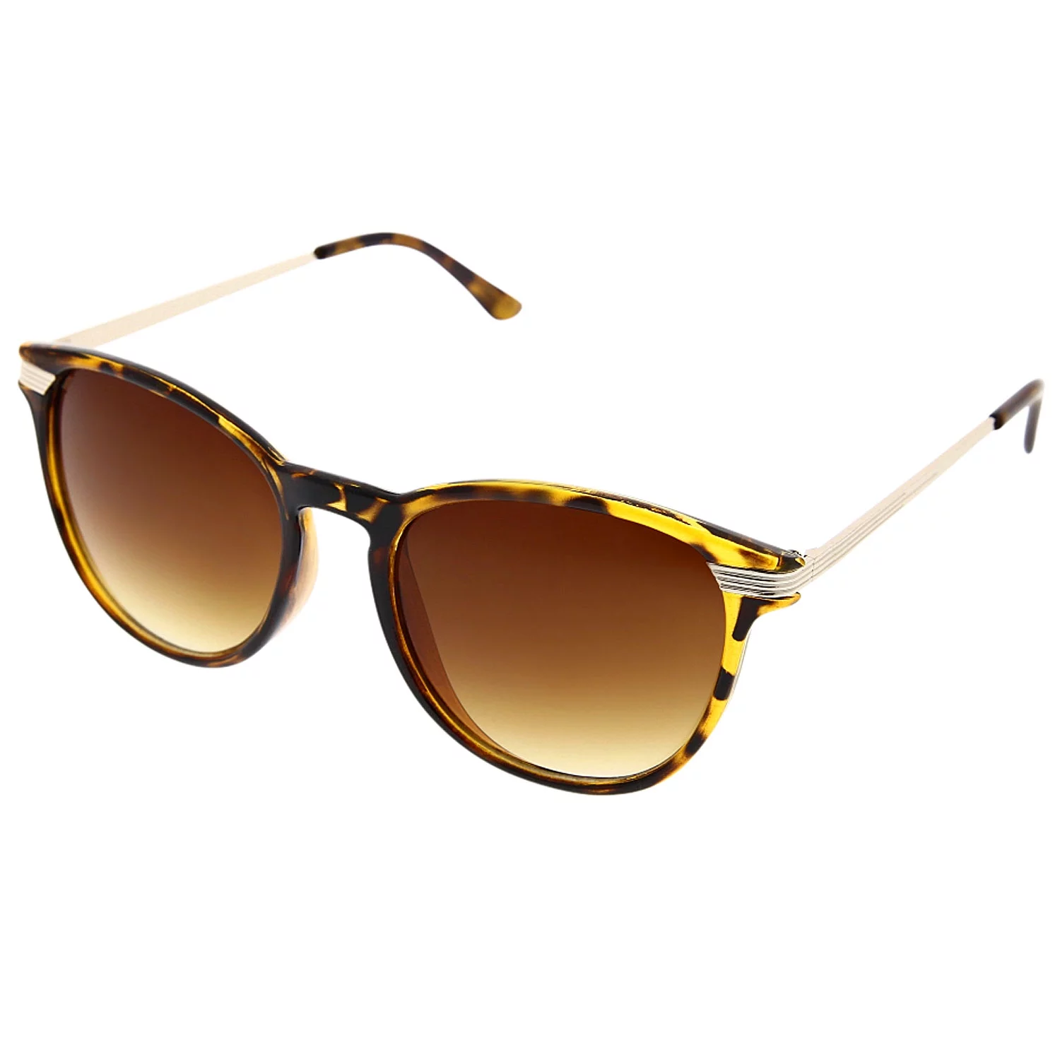 grinderPUNCH Vintage Legacy Designer Inspired European Fashion Frame Round Sunglasses