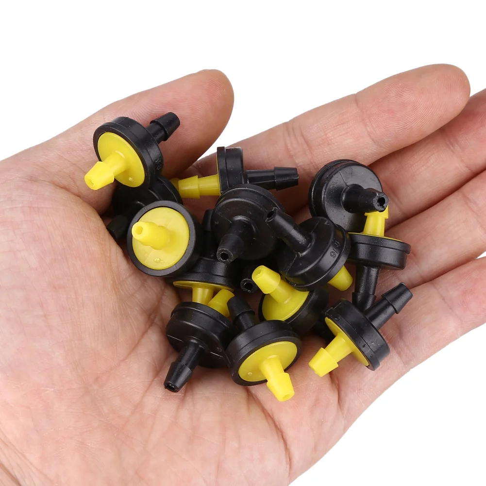 Nimomo 50Pcs Irrigation Dripper Adjustable Flow Pressure Compensating Irrigation Sprinklers Watering Dripper Emitter