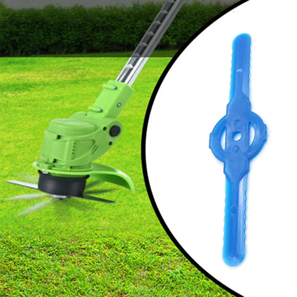 ALLTIMES 5PCS Plastic Lawn Mower Blades, Sharp Durable Grass Trimmer Head Replacement Cutter Blades Weed Eater Blades