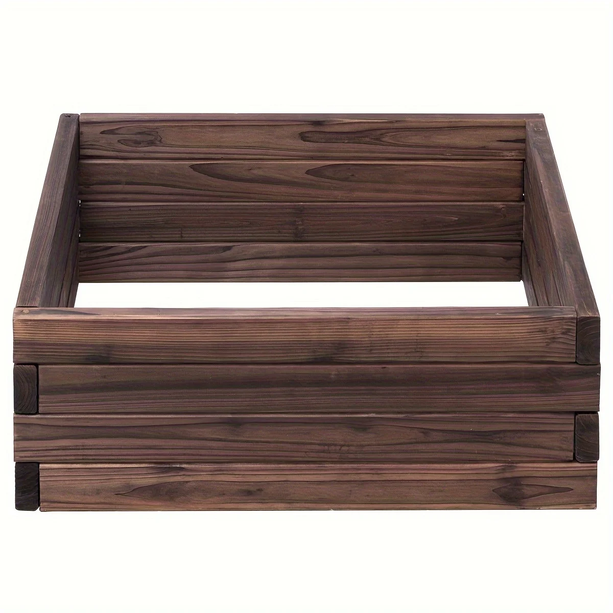 Wooden Square Raised Garden Bed Flower Vegetables Seeds Planter Kit Elevated Box Patio
