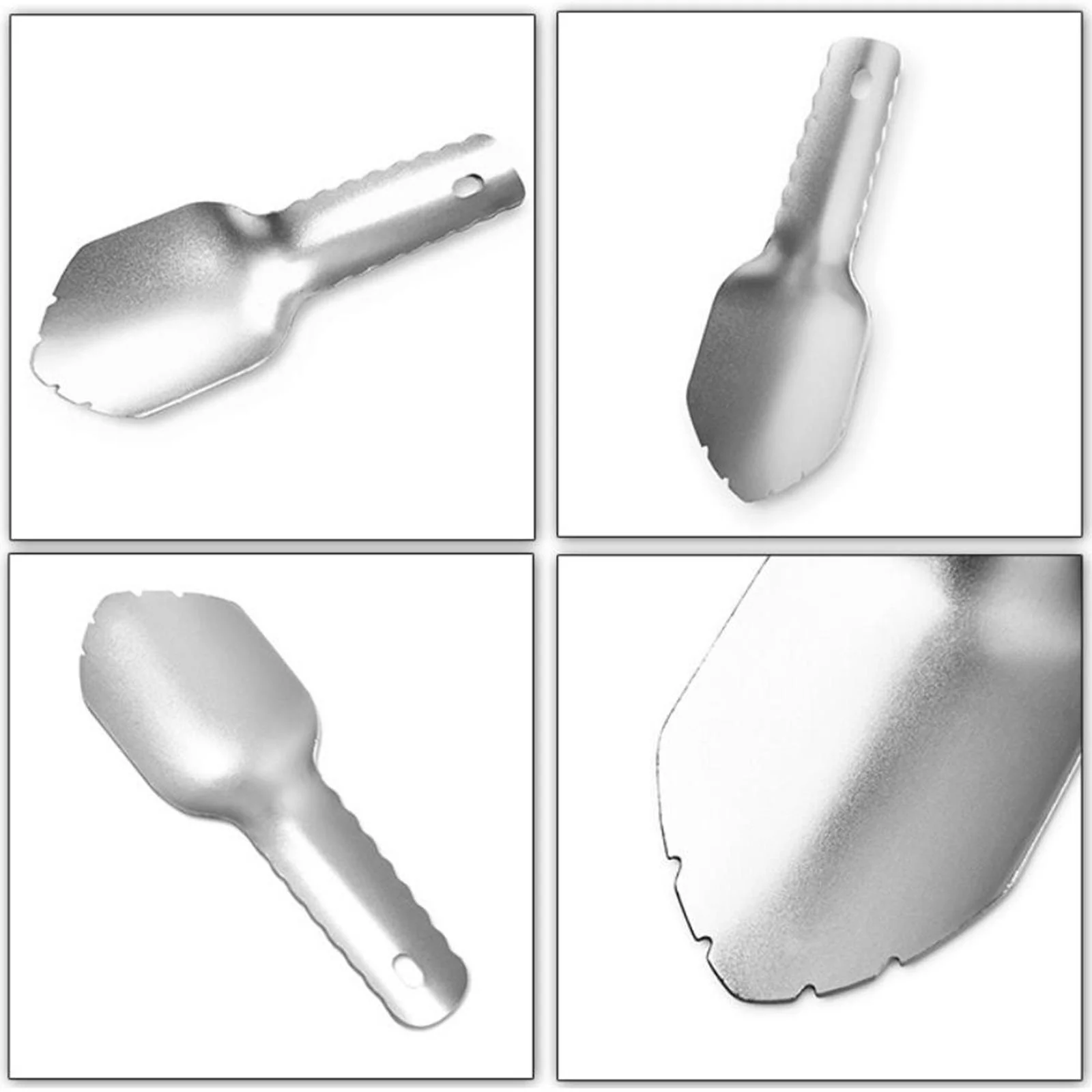 Garden Hand Shovel Aluminum Alloy Trowel Gardening Hand Tools for Planting, Transplanting, Weeding, Moving and Smoothing