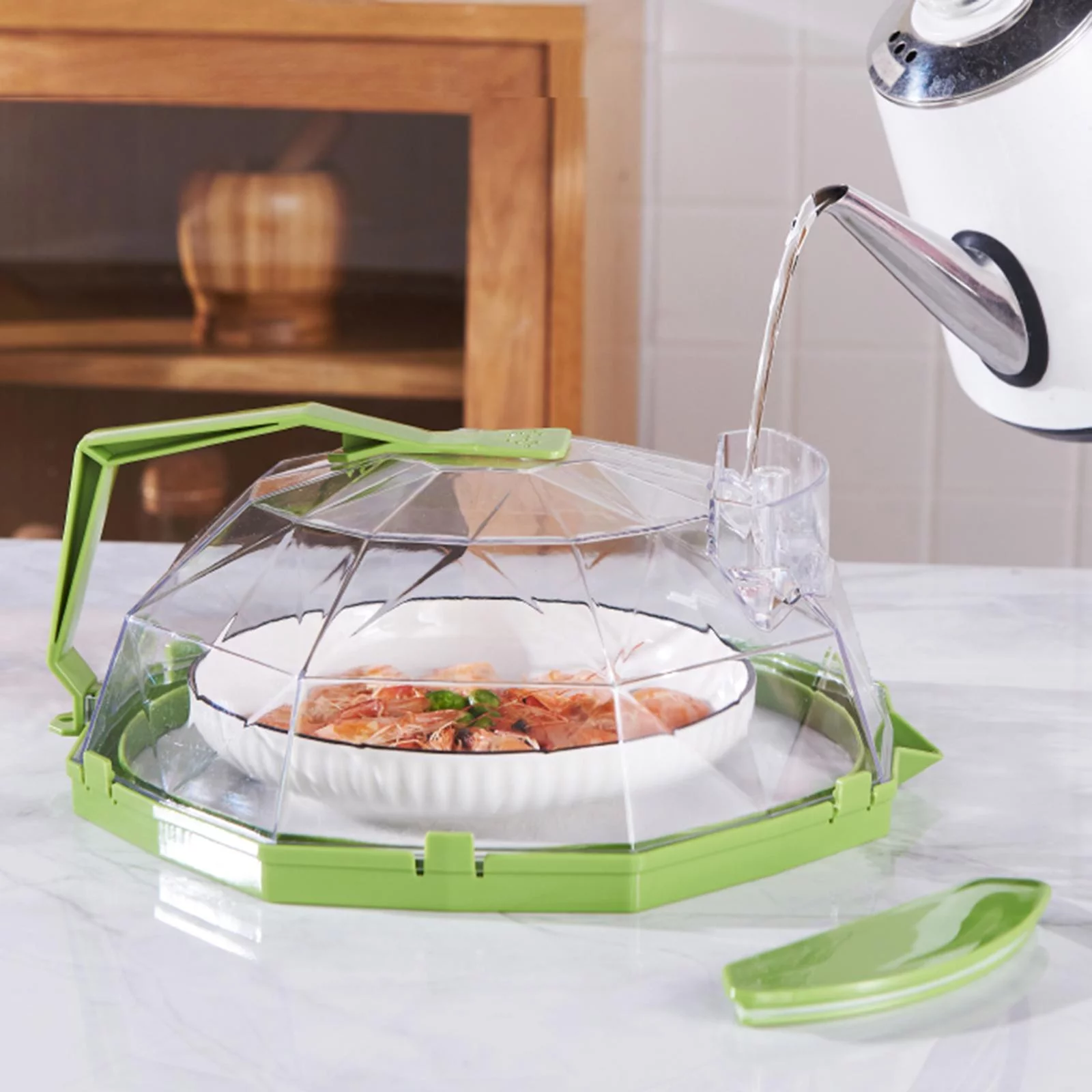 Magnetronoliebestendige hoes met handvat Gemakkelijk netjes en schoon, geen vuil