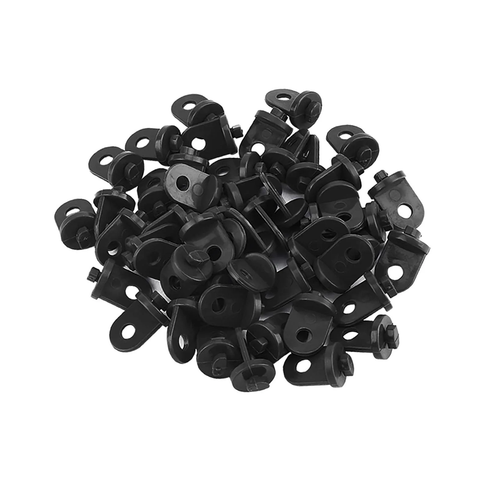 oshhnii 50 Pieces Greenhouse Hook Hanging Clip Set for Tomato Insulation Netting