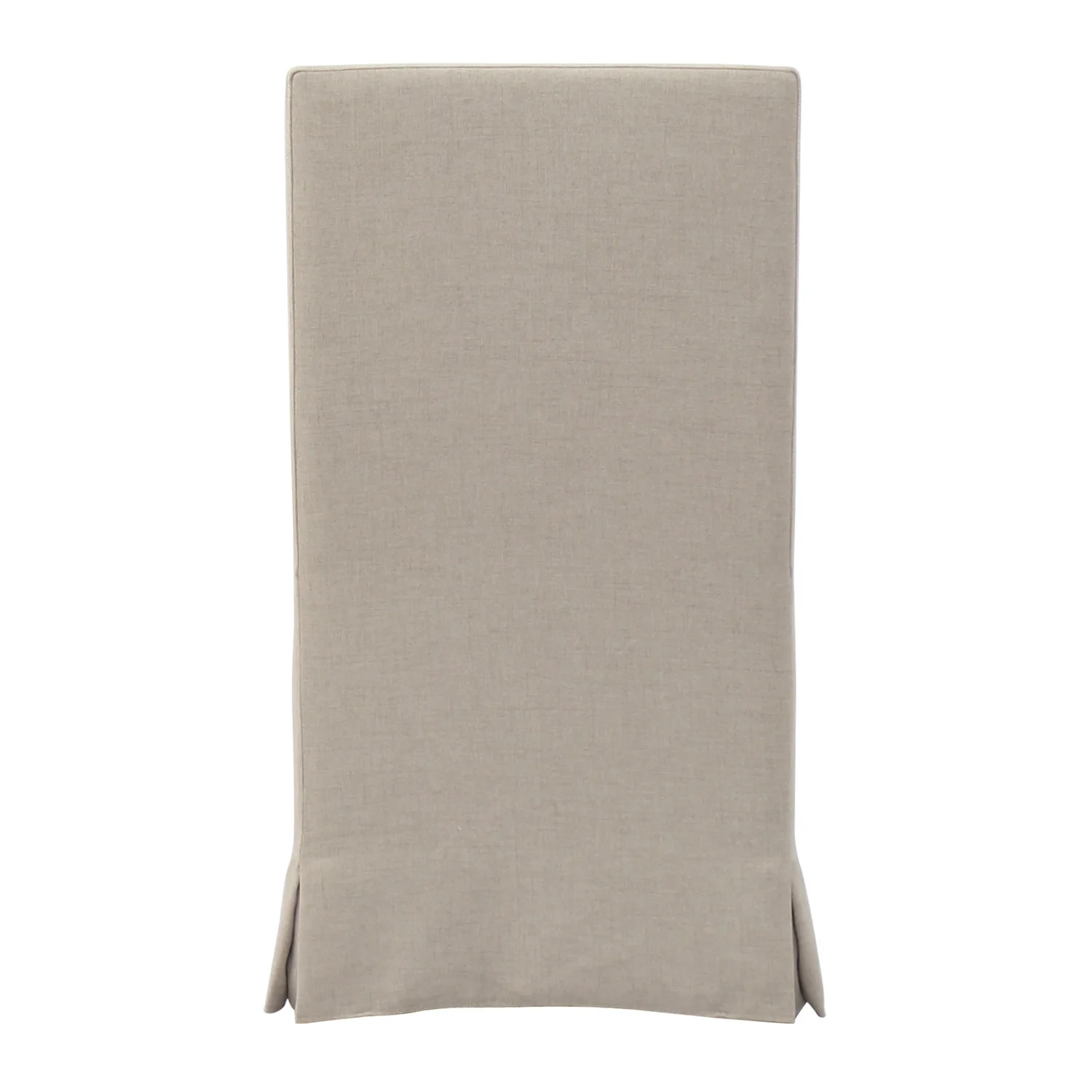 Padma's Plantation Sandspur Beach Wood Dining Chair in Brushed Linen White