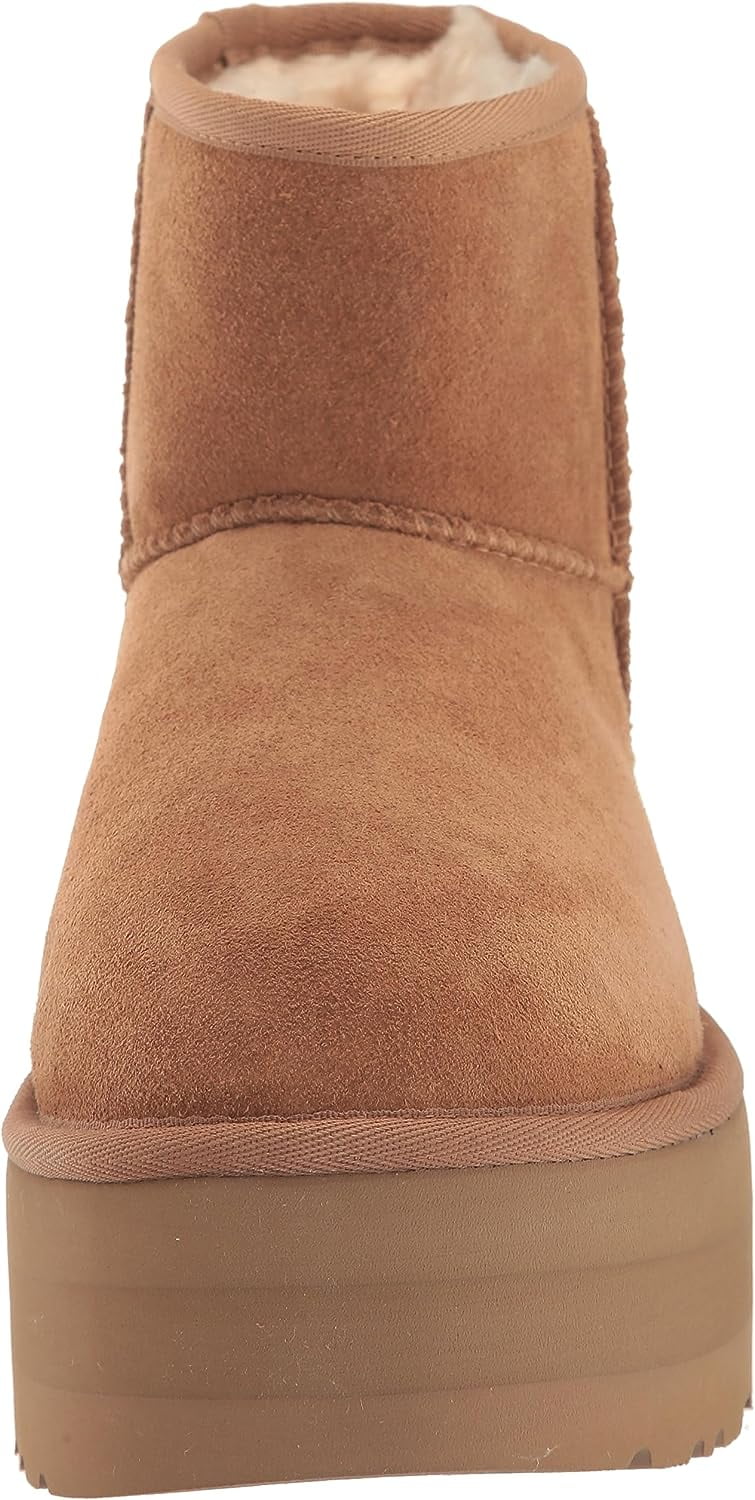 UGG Womens Classic Mini Platform Boots Chestnut - 1134991-CHE AD TEMPLATE SIZE CHESTNUT