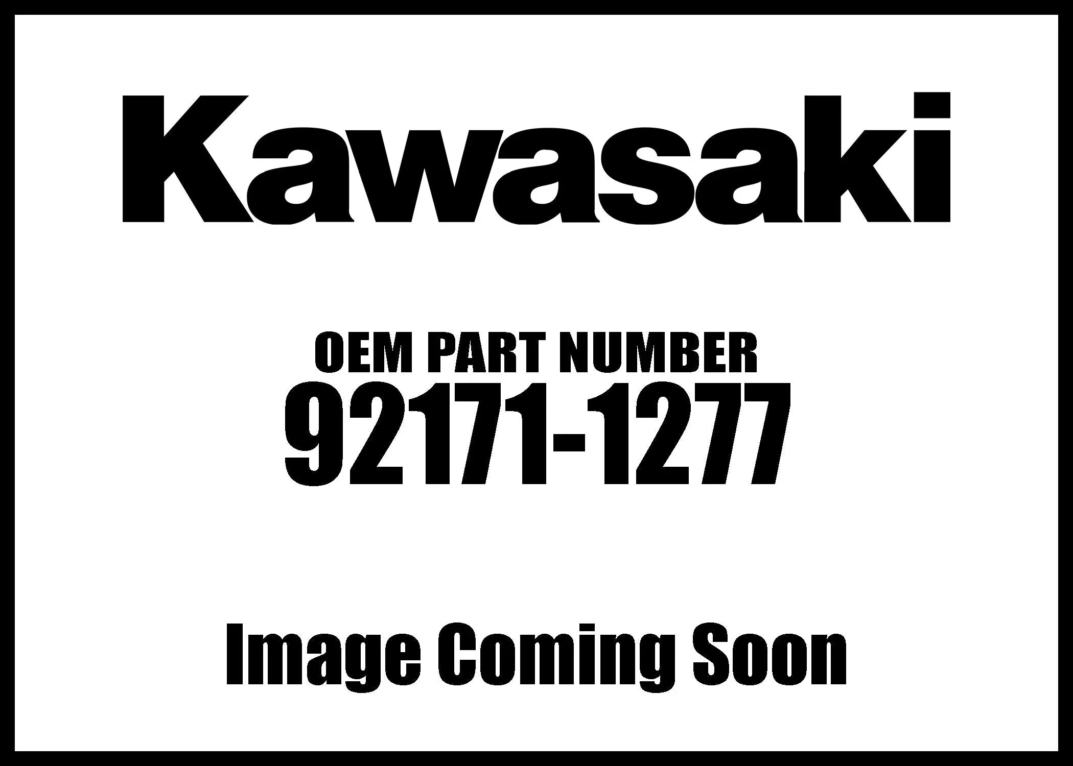 Kawasaki 2000-2020 Mule Teryx Clamp 92171-1277 New OEM