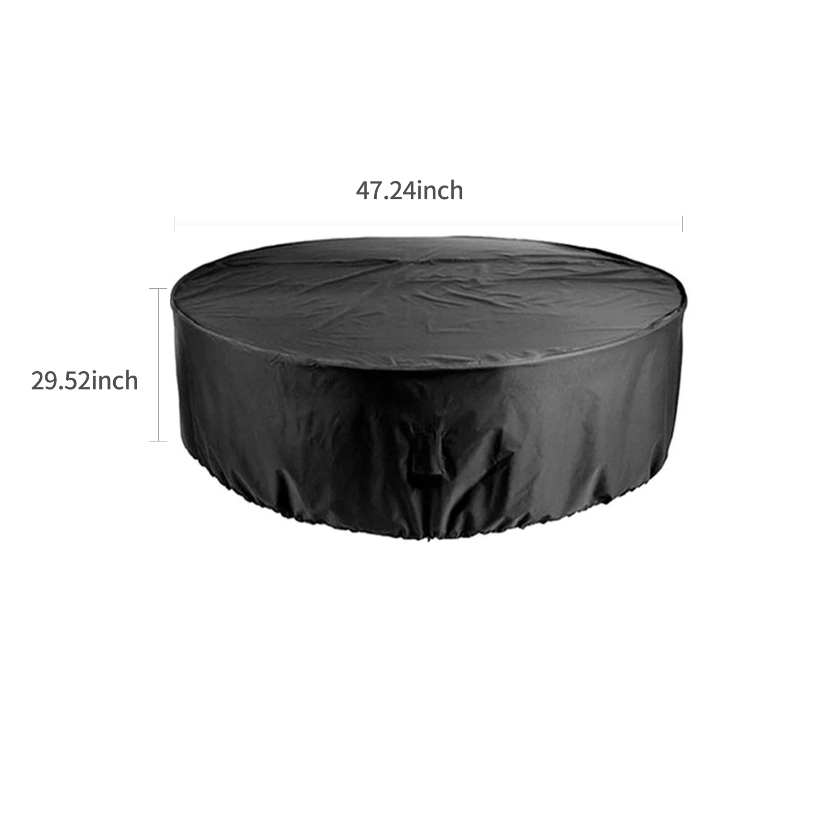 Outdoor Patio Furniture Covers Waterproof Table Chair Set Covers Windproof Tear-Resistant Round Cover for Outdoor Garden Patio Yard Park Furniture Cover