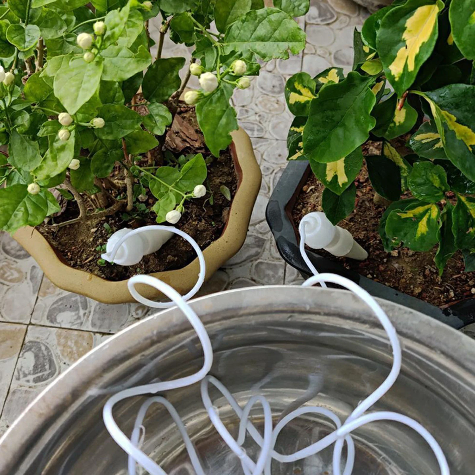 Garden Watering Artifact Automatic Watering Device Home Balcony Flower Pot Vegetable Irrigation Device Lazy Dripper Sprinkler Garden Hose Trampoline Sprinkler System Kids Water Mat Sprinkler