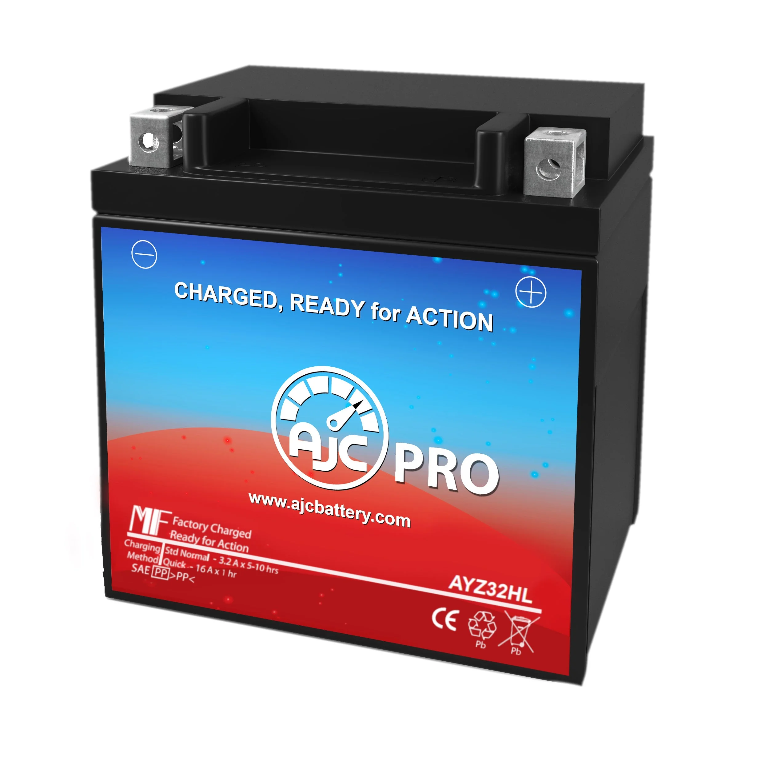 AJC Pro Battery Compatible with Harley-Davidson Electra Glide Ultra Classic FLHTCU 1584CC Motorcycle Replacement Battery (2007-2011)