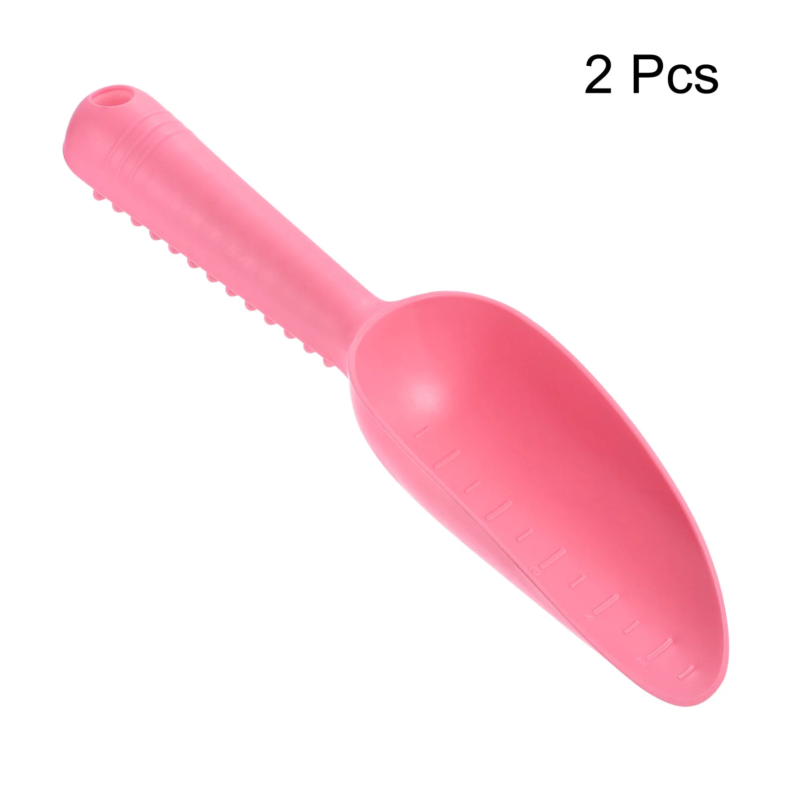 Uxcell 10'' Gardening Shovel Spoons Soil Scoops Transplanting Tools, Pink 2 Pack